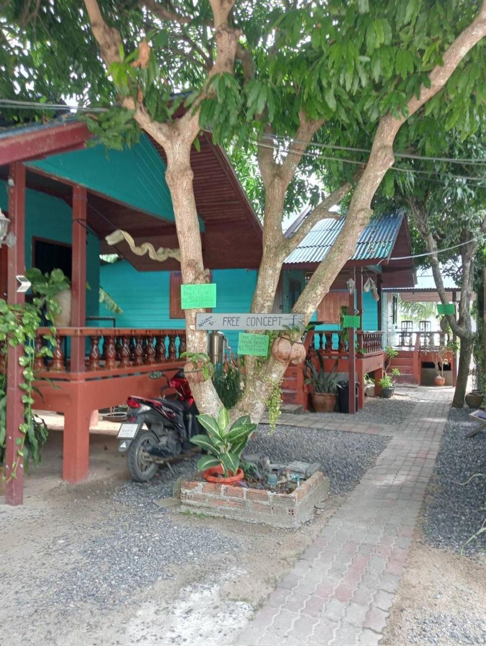 Free Concept Beach Resort Srithanu Luaran gambar